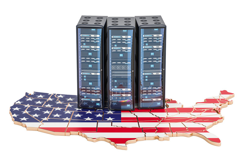 Datos almacenados en Estados Unidos