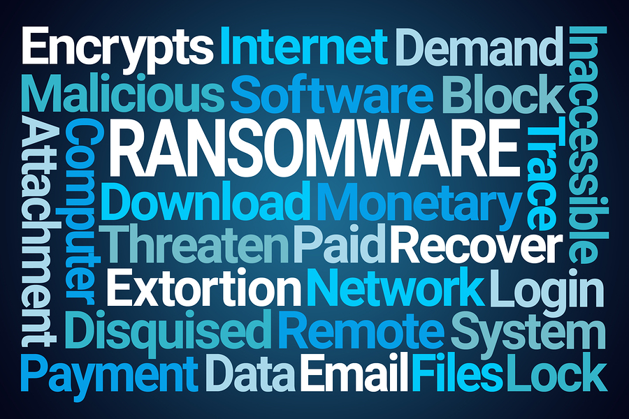 Ransomware Word Cloud