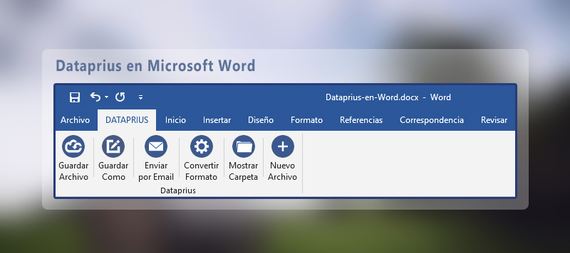 Dataprius Office componente Word.